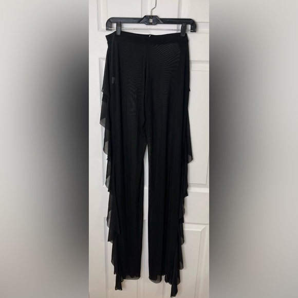 See Through Cover Up Pant - Black - Picture 3 of 4